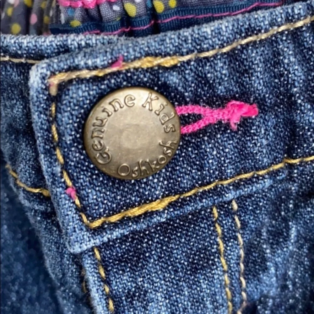 Osh Kosh premium denim floral embroidered jeans
